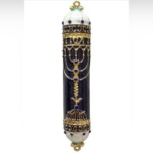 Hand Painted Exquisite Mezuzah